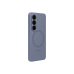 Оригинальный силиконовый магнитный чехол Sam для Galaxy S26, сине-фиолетовый.