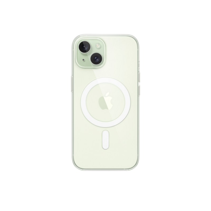 Прозрачный чехол для iPhone 15 с MagSafe