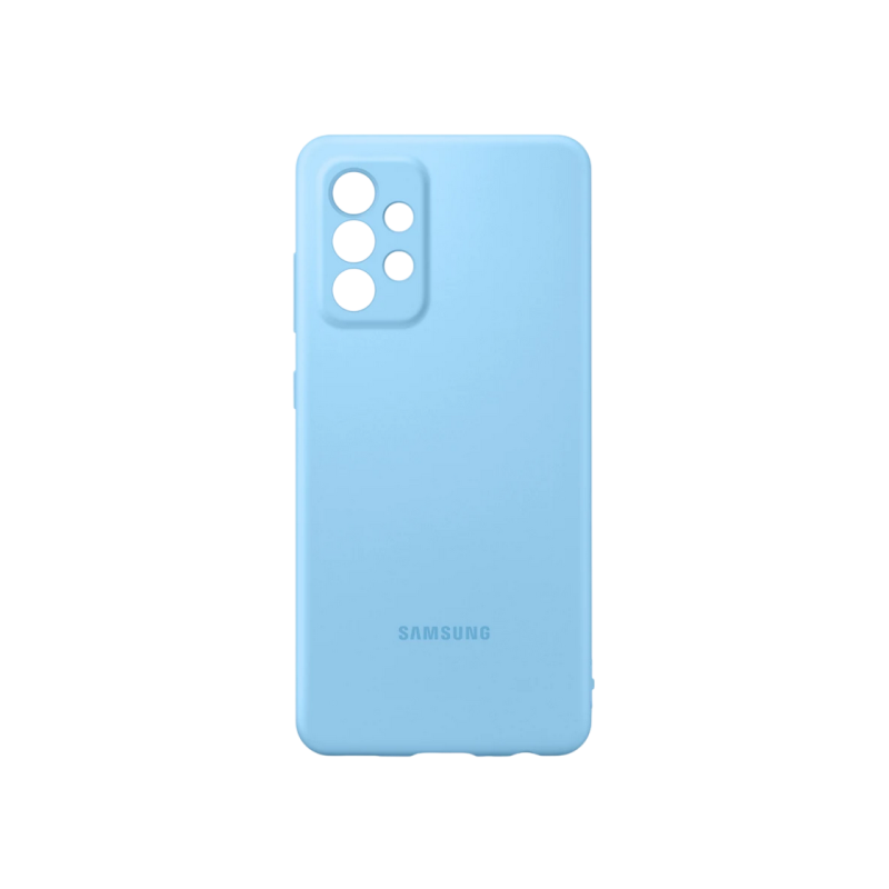 Original Sam. silicone cover Galaxy A52, Blue