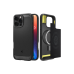 Spigen iPhone 16 Pro, прочный защитный чехол Mag Magsafe, матовый черный