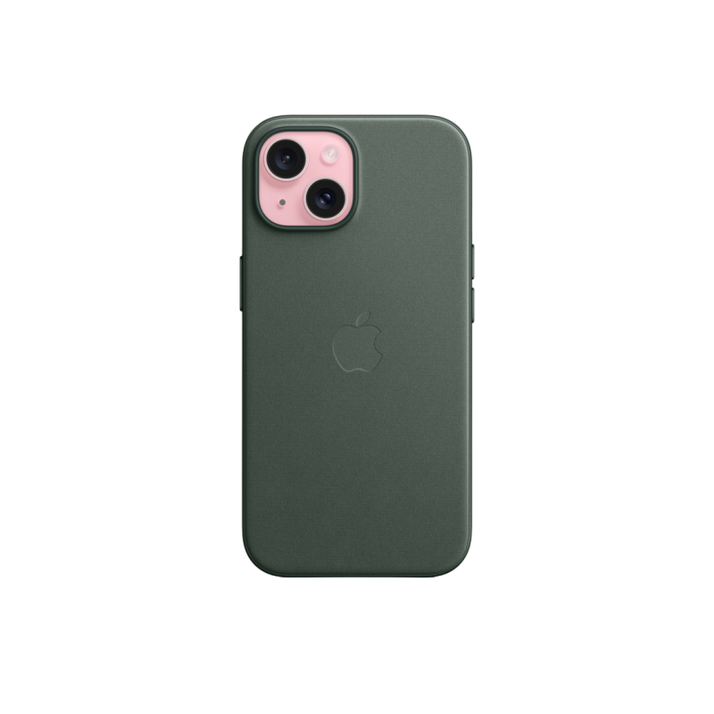 Чехол FineWoven для iPhone 15 с MagSafe - Evergreen