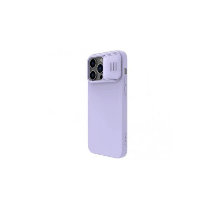 Чехол Nillkin Apple iPhone 14 Pro Max, CamShield Silky Silicone, темно-фиолетовый