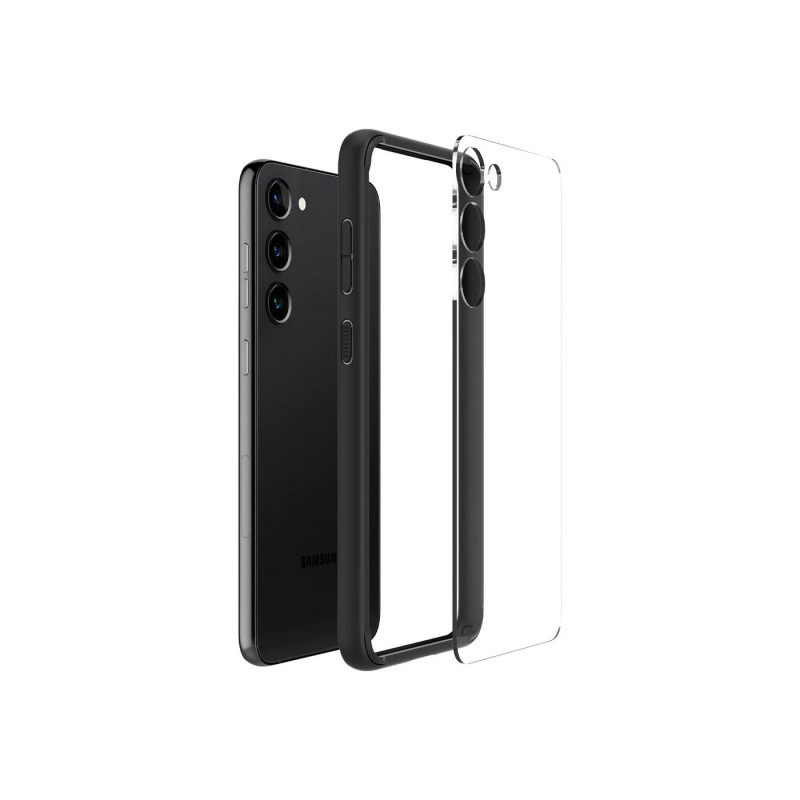 Spigen Samsung S23+, ультрагибридный, матовый черный