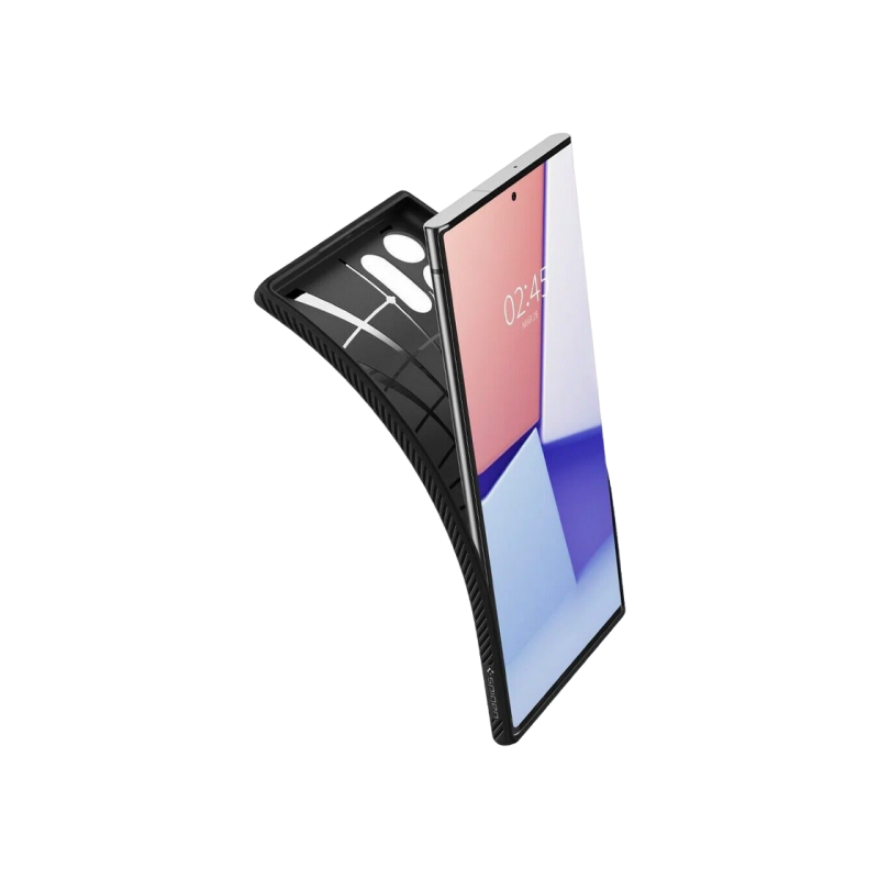 Spigen Samsung S22+, Liquid Air, матовый черный