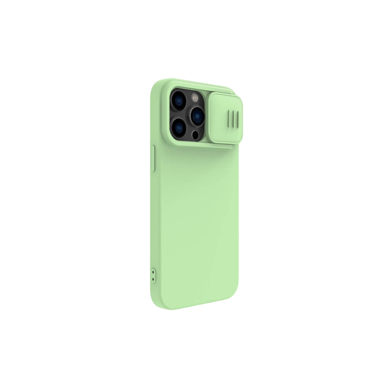 Чехол Nillkin Apple iPhone 14 Pro Max, CamShield Silky Silicone, цвет мятно-зеленый