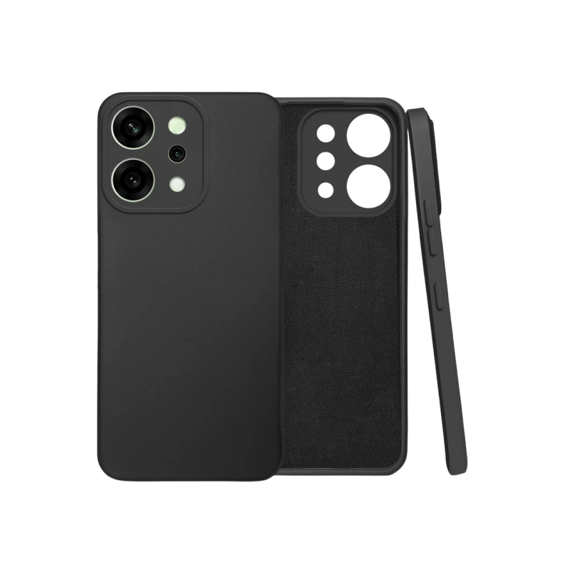 Xcover husa p/u Honor Oppo Reno 14, Soft Touch (Microfiber), Black