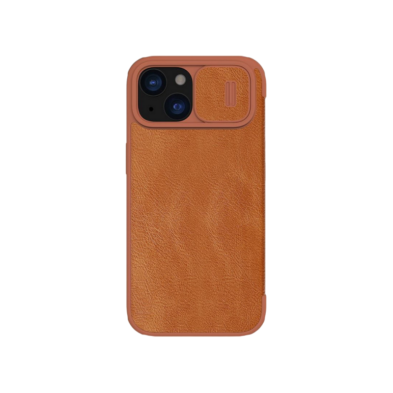 Nillkin Apple iPhone 15, Qin Pro Коричневый