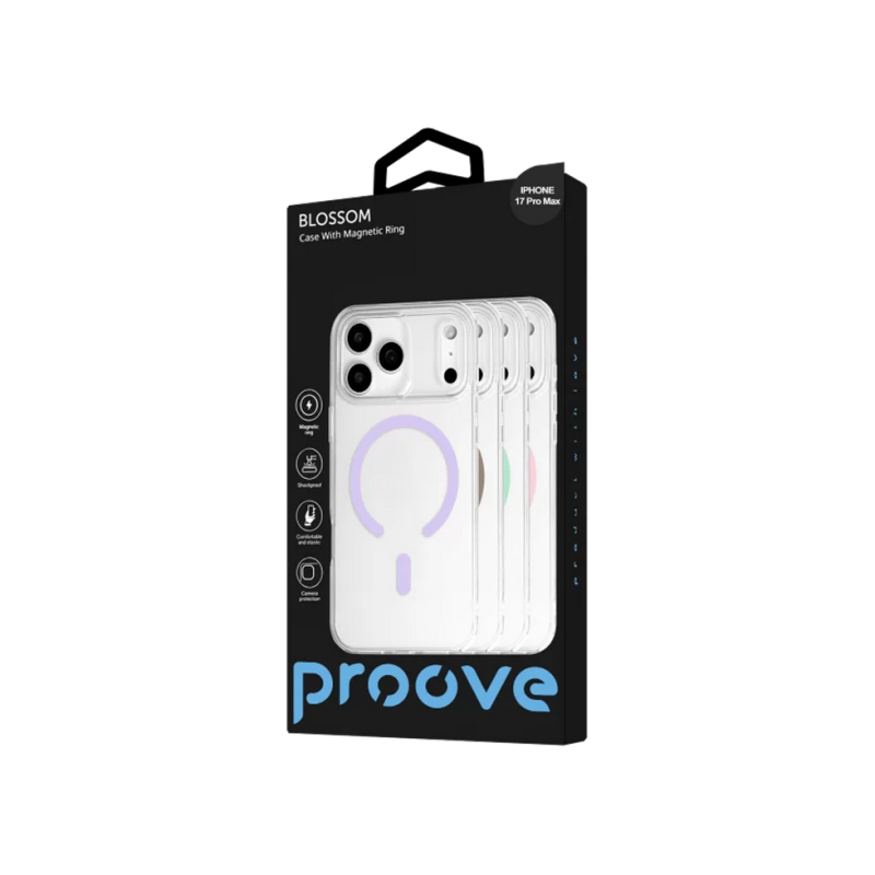 Proove Apple iPhone 17 Pro Max, Blossom Ring Case,Pink