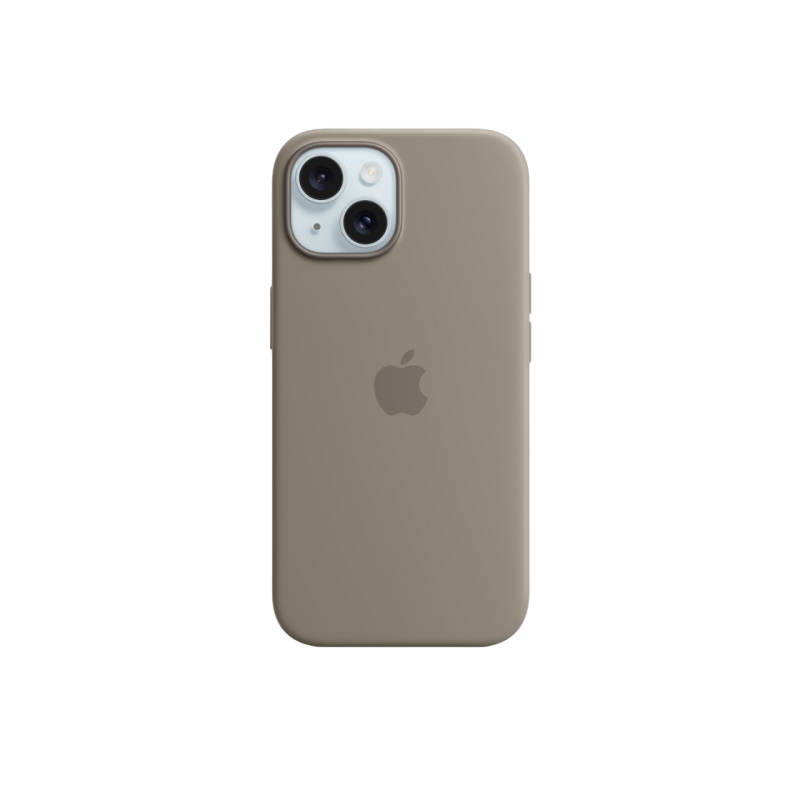 iPhone 15 Silicone Case with MagSafe - Clay