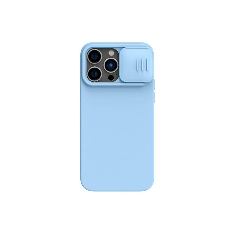 Nillkin Apple iPhone 14 Pro, чехол CamShield Silky Silicone, цвет Blue Haze