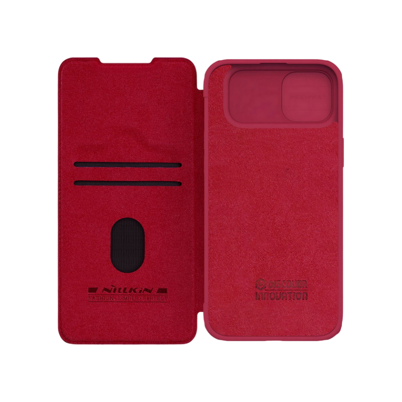 Nillkin Apple iPhone 15 Pro Max, Qin Pro Red