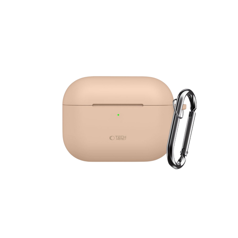Силиконовый крючок Tech-Protect для Apple Airpods Pro 3, цвет «Кофе латте»