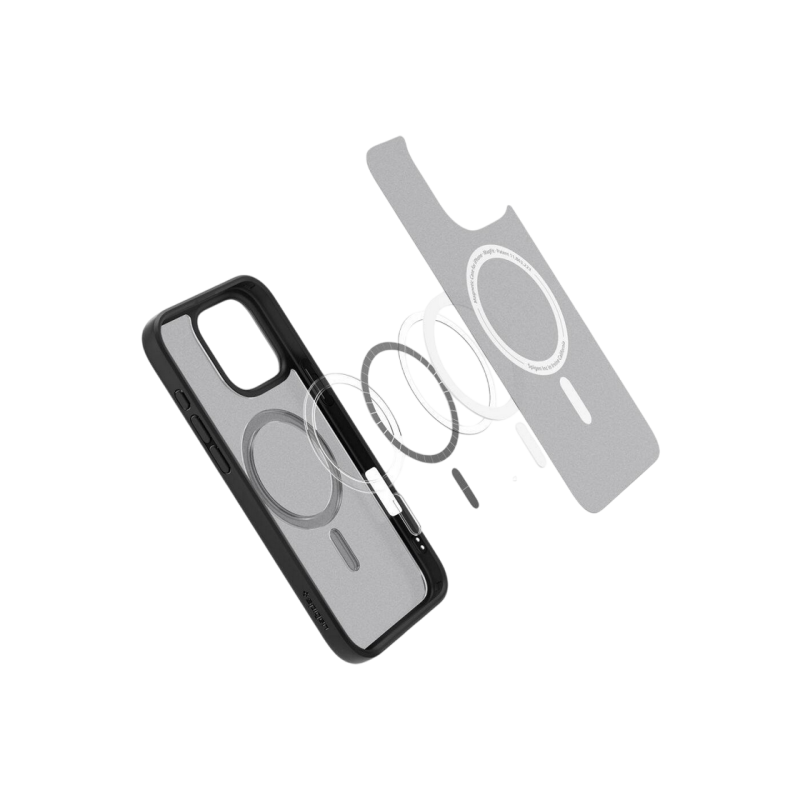 Spigen iPhone 16 Pro Max, ультрагибридный Mag Magsafe, цвет Frost Black