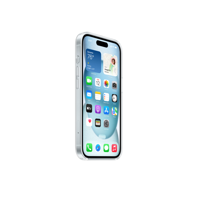 Прозрачный чехол для iPhone 15 с MagSafe