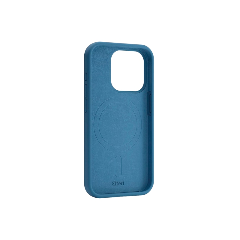 Etteri Apple iPhone 16 Pro Max, силиконовый чехол Mag, темно-синий