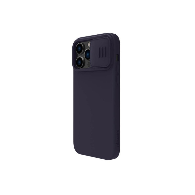 Чехол Nillkin Apple iPhone 14 Pro, CamShield Silky Silicone, темно-фиолетовый