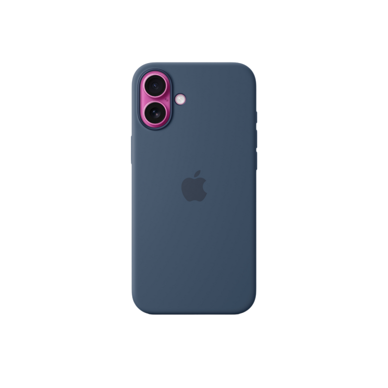 Силиконовый чехол для iPhone 16 Plus с MagSafe-Denim, модель A3314