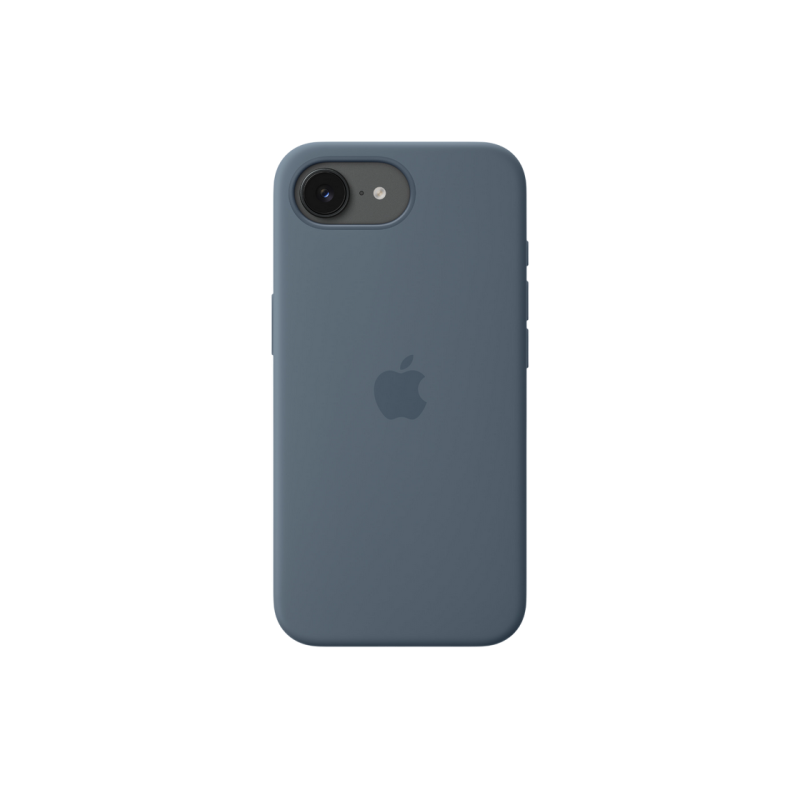 Силиконовый чехол для iPhone 17e с MagSafe — синий «Якорь», модель A3646