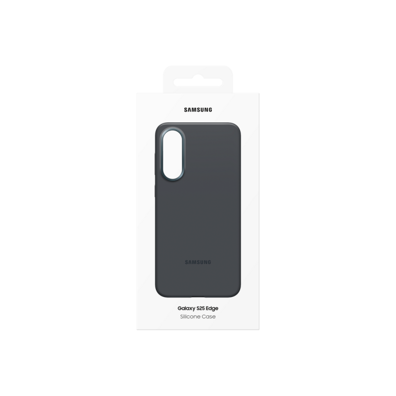 Original Sam. silicone cover Galaxy S25 Edge, Black