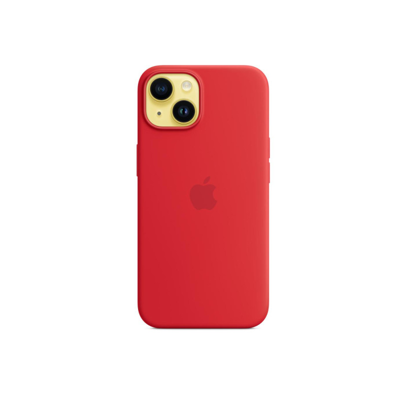 Оригинальный силиконовый чехол для iPhone 14 с MagSafe - (PRODUCT)Red, модель A2910
