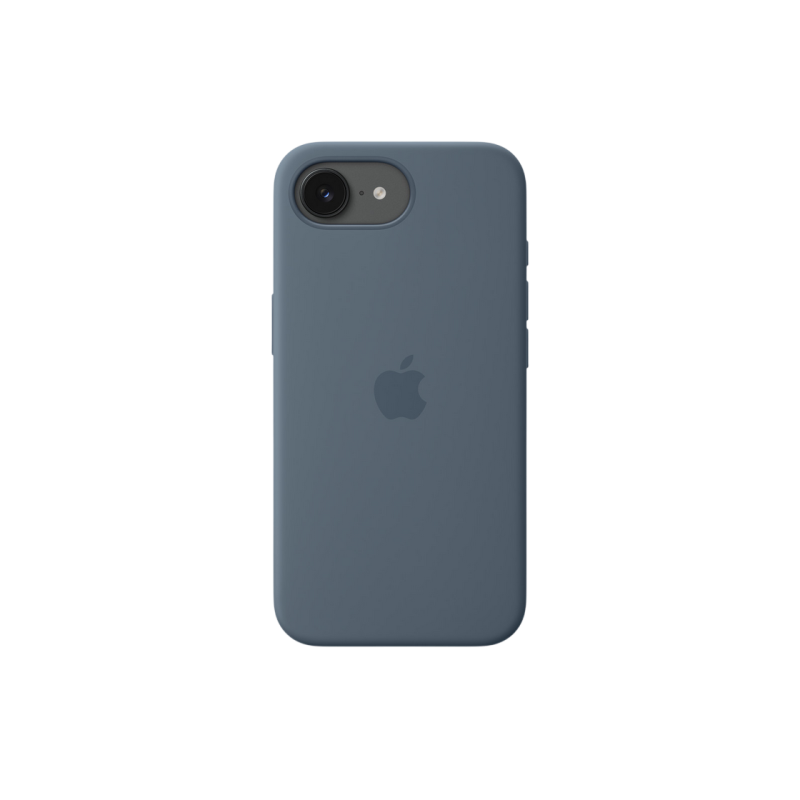 Силиконовый чехол для iPhone 17e с MagSafe — синий «Якорь», модель A3646