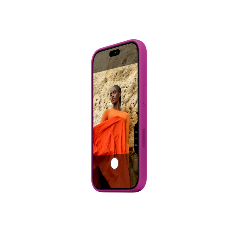 iPhone 18 Pro Silicone Case with MagSafe - Magenta, Model A3701