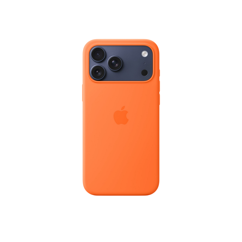 iPhone 17 Pro Max Silicone Case with MagSafe - Orange,ModelA3560