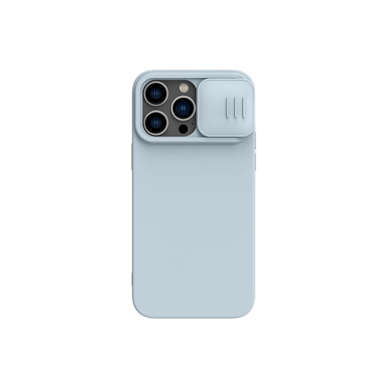 Чехол Nillkin Apple iPhone 14 Pro Max, шелковистый силиконовый чехол CamShield, цвет Star Grey