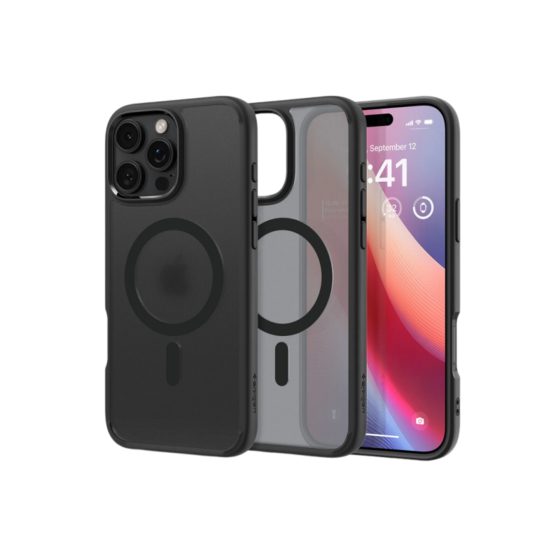 Spigen iPhone 16 Pro, ультрагибридный Mag Magsafe, цвет Frost Black