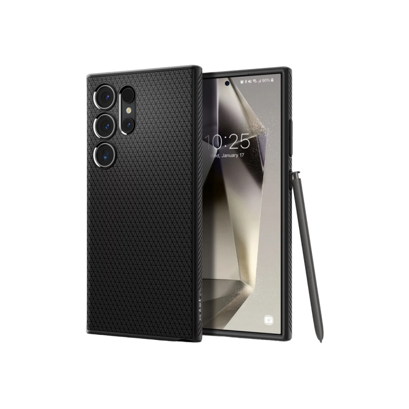 Spigen Samsung S24 Ultra, Liquid Air, Matte Black