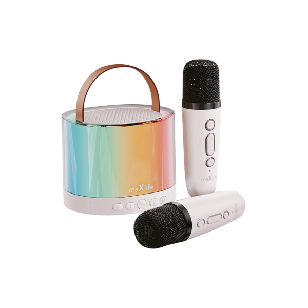 Microphone Karaoke cu Boxa BT Maxlife MXKS-200, Pink