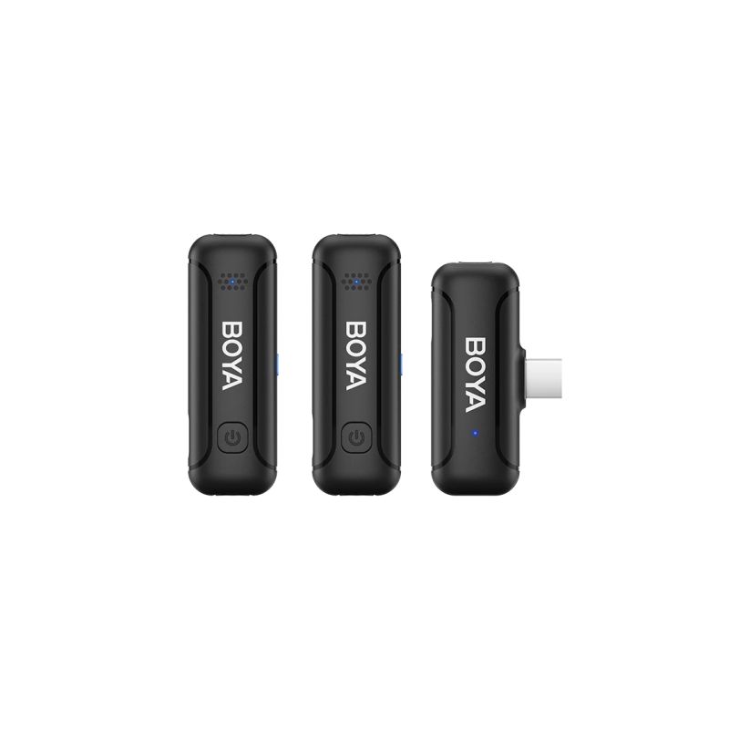 Microphone Wireless Boya BY-WM3T-U2 (Charging Case)(Type C - 2 mic), Black