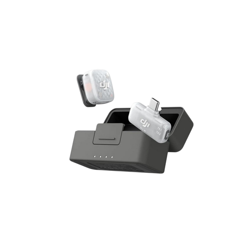 DJI Mic Mini 2S (1 TX + 1 Mobile RX + Charging Case), Black