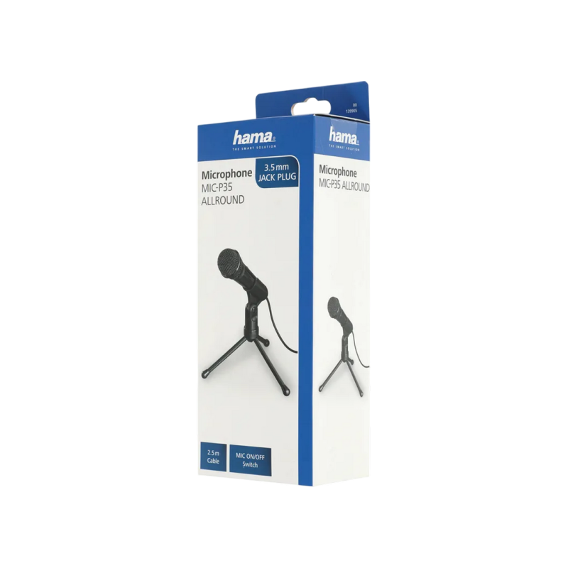 Microphone Hama MIC-P35 Allround (00139905) Black