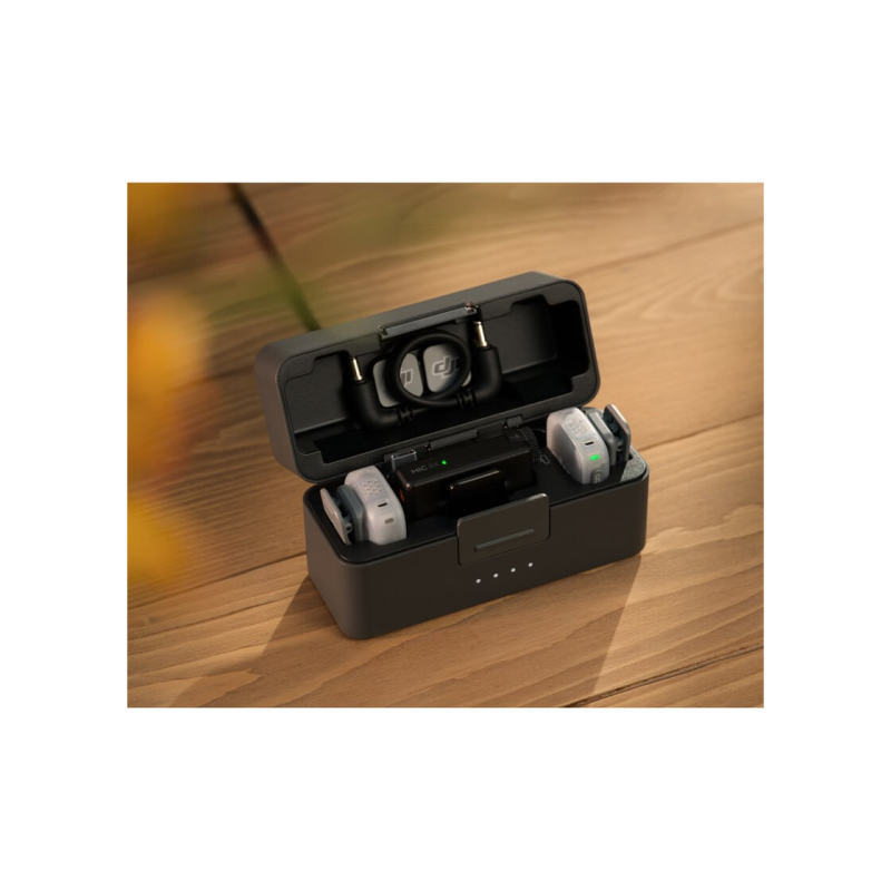 DJI Mic Mini 2 Charging Case for 2TX + 1RX, Black