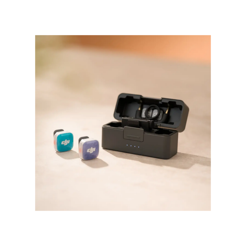 DJI Mic Mini 2S (2TX + 1RX + Charging Case), Black