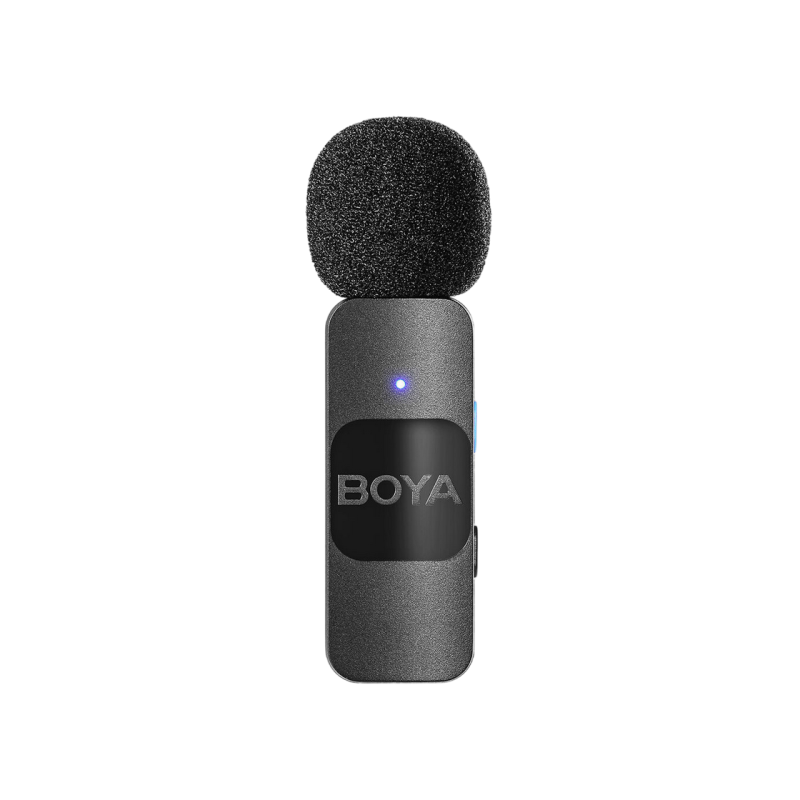 Микрофон беспроводной Boya BY-V1 Ultracompact (Lightning - 1 микрофон), черный
