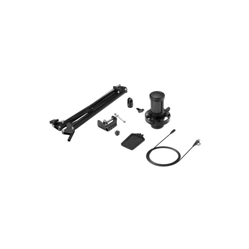 Podcast Microphone BOYA CastMic G40B, Black