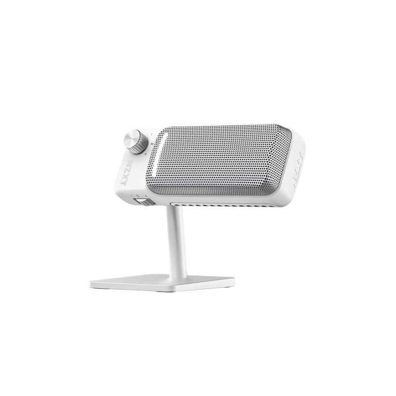Микрофоны NZXT Capsule Elite, 25 мм, кардиоидный, встроенный поп-фильтр, металлическая стойка, управление на микрофоне, 120 дБ, 24 бит