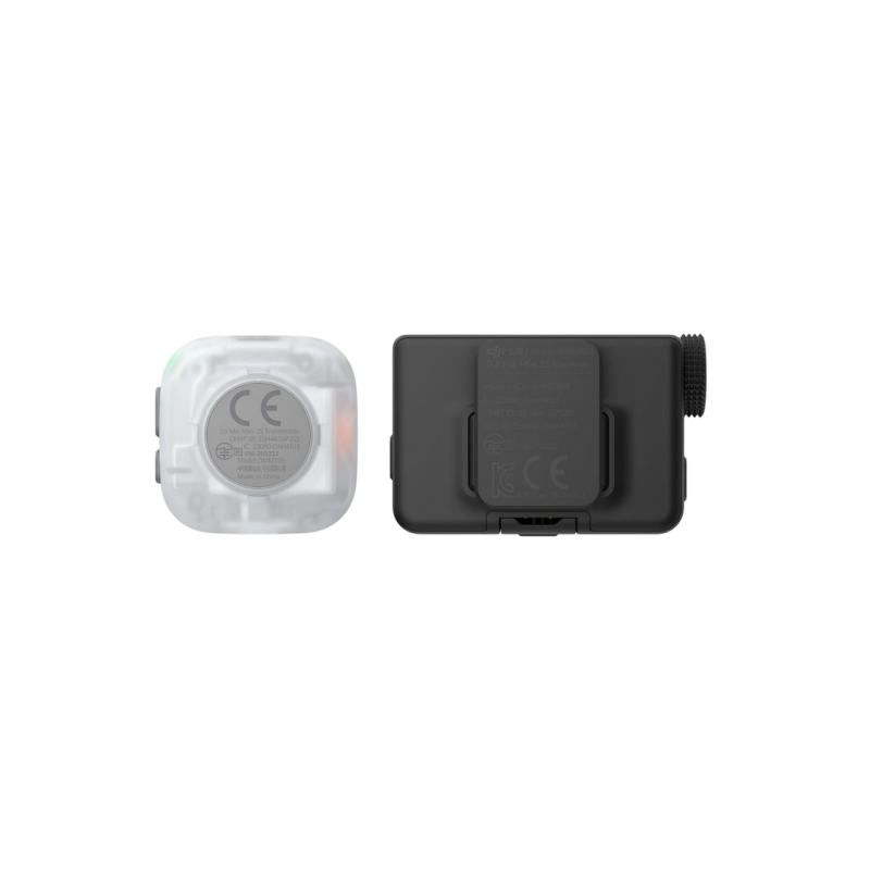 DJI Mic Mini 2S (2TX + 1RX + Charging Case), Black