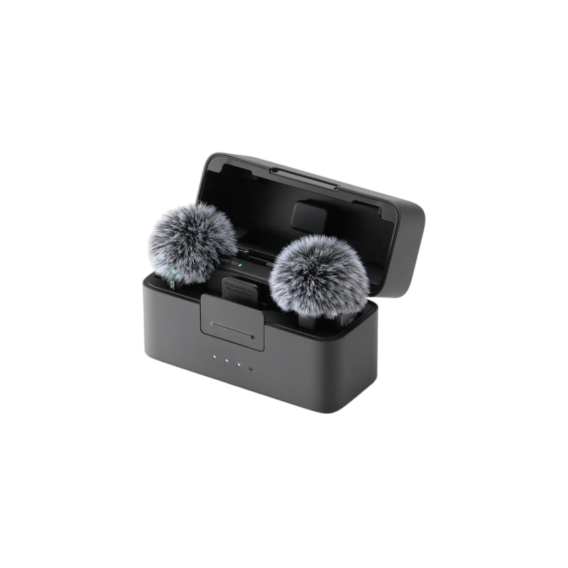 DJI Mic Mini (2 TX + 1 RX + Charging Case) (2 mic),Black