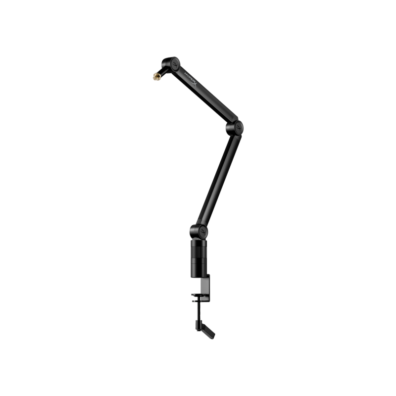 Boom Arm for Microphone HyperX Caster, Toolless adjustment, Built-In cable managemen, C-Clamp, Internal  spring-