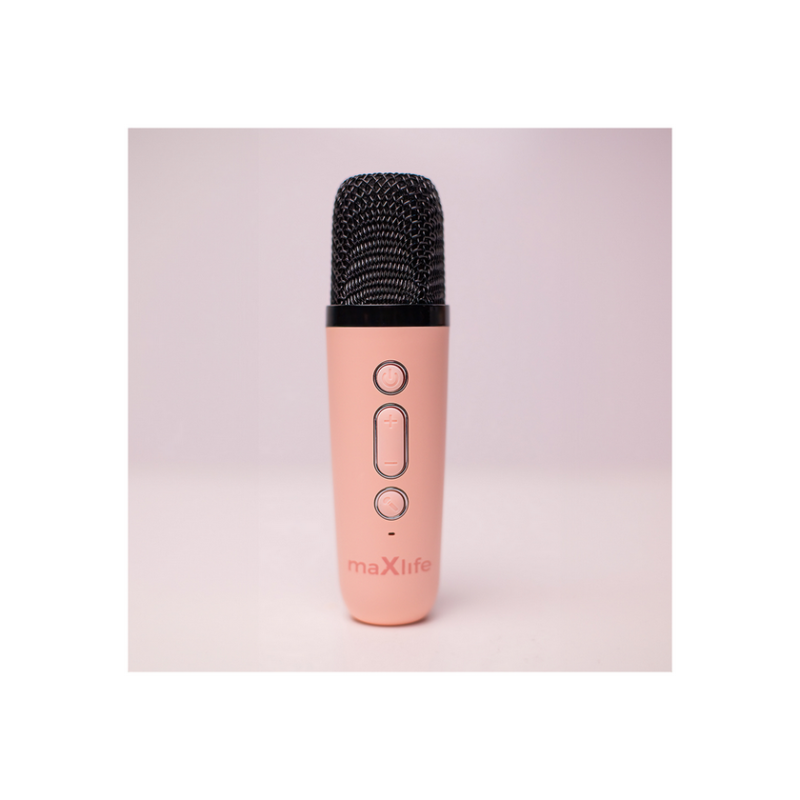Microphone Karaoke cu Boxa BT Maxlife MXKS-100, Pink