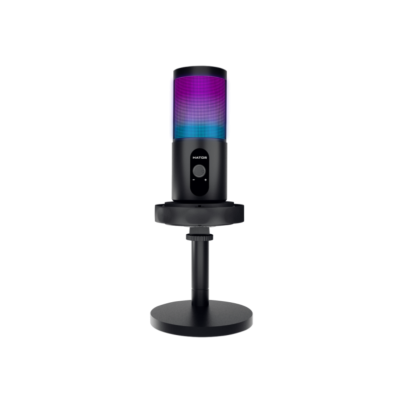 Microphone HATOR Signify RGB, Black