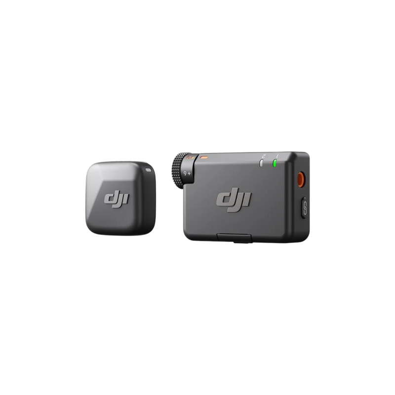 DJI Mic Mini (2 TX + 1 RX + Charging Case) (2 mic),Black