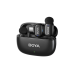 Microphone Wireless Boya Mini 2-02 Ultracompact (2 TX+ 1RX USB-C plug+  Charging case), Silver