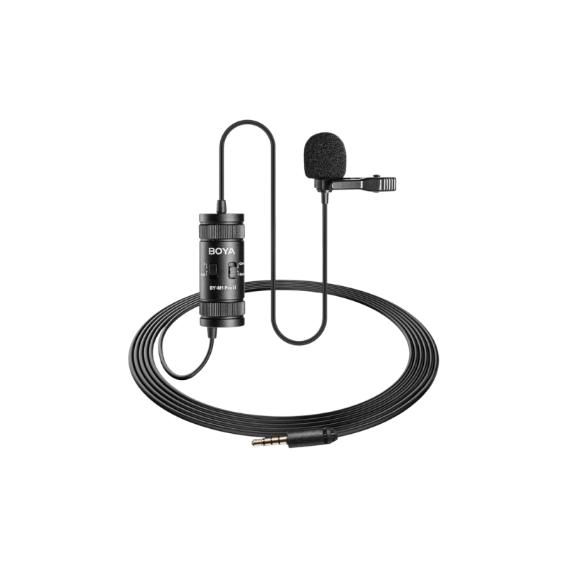 Lavalier Microphone Boya BY-M1 Pro II, Black