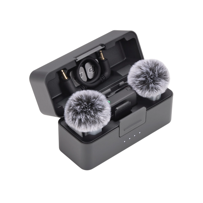 DJI Mic Mini 2 (2 TX + 1 RX + Charging Case), Black