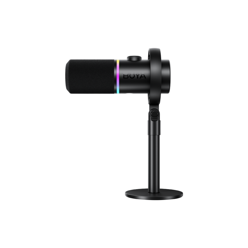 Микрофон для подкастов BOYA CastMic S60D, черный