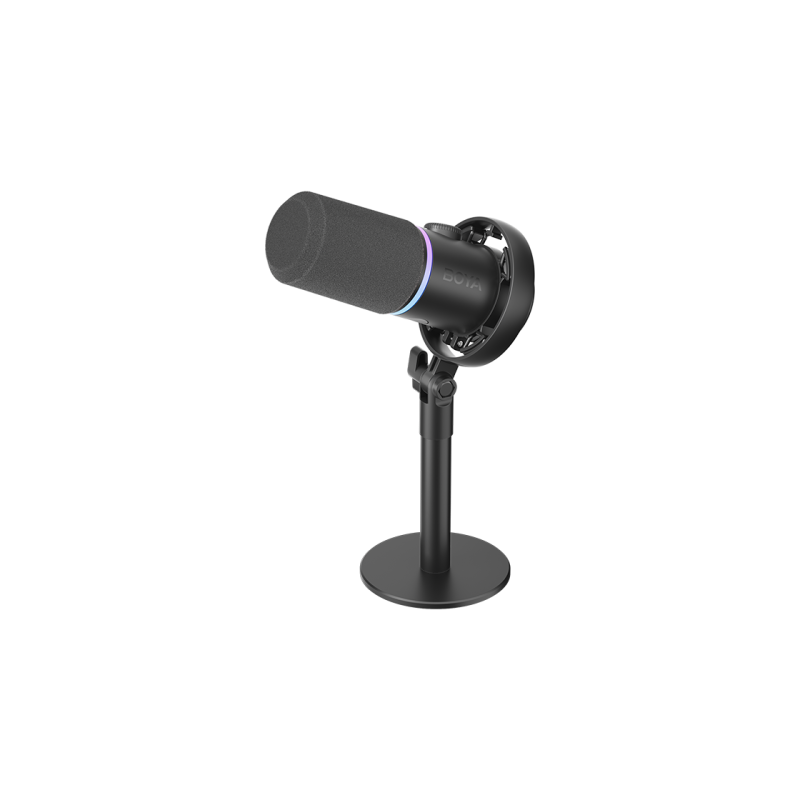 Микрофон для подкастов BOYA CastMic S60D, черный